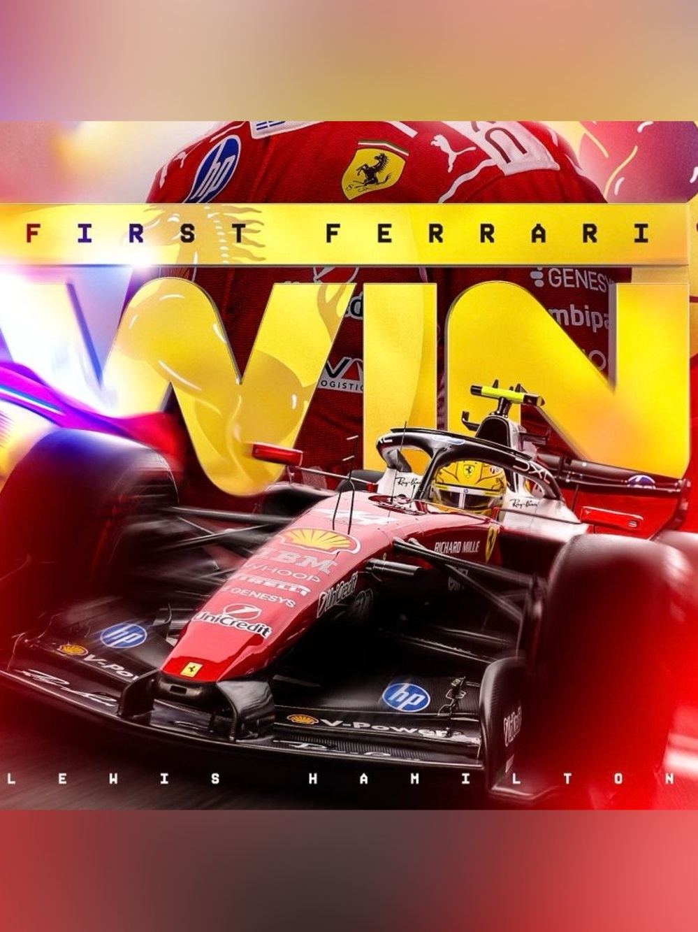 F1 Ferrari Cap